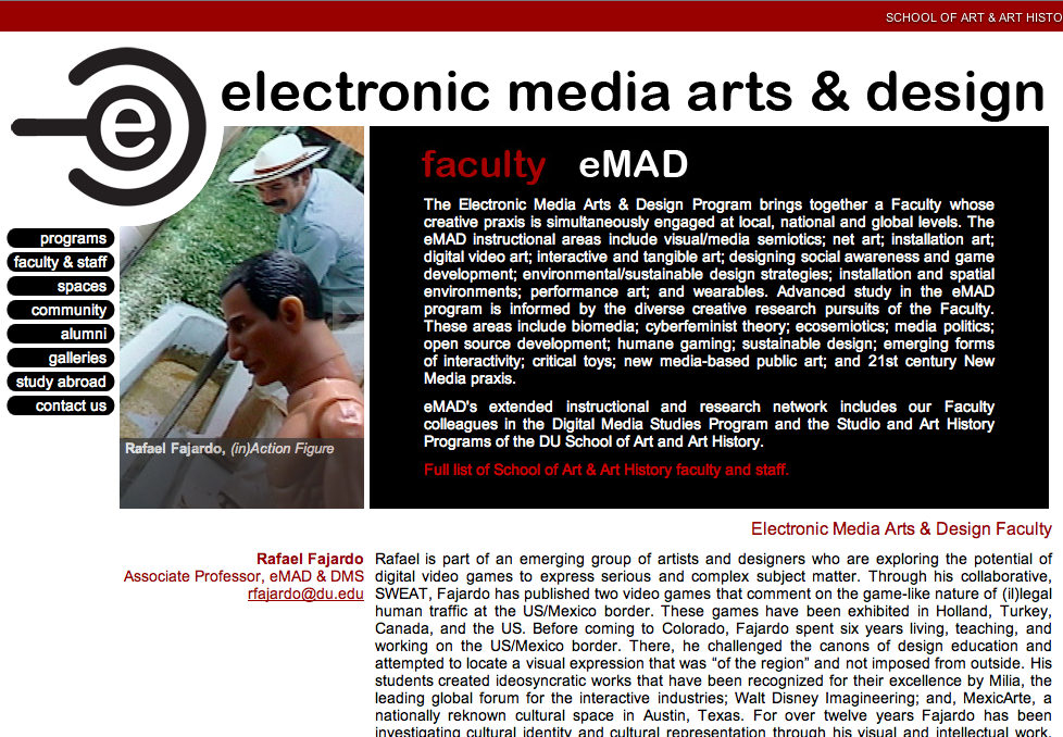 DU | eMAD web design by kikaDESIGN